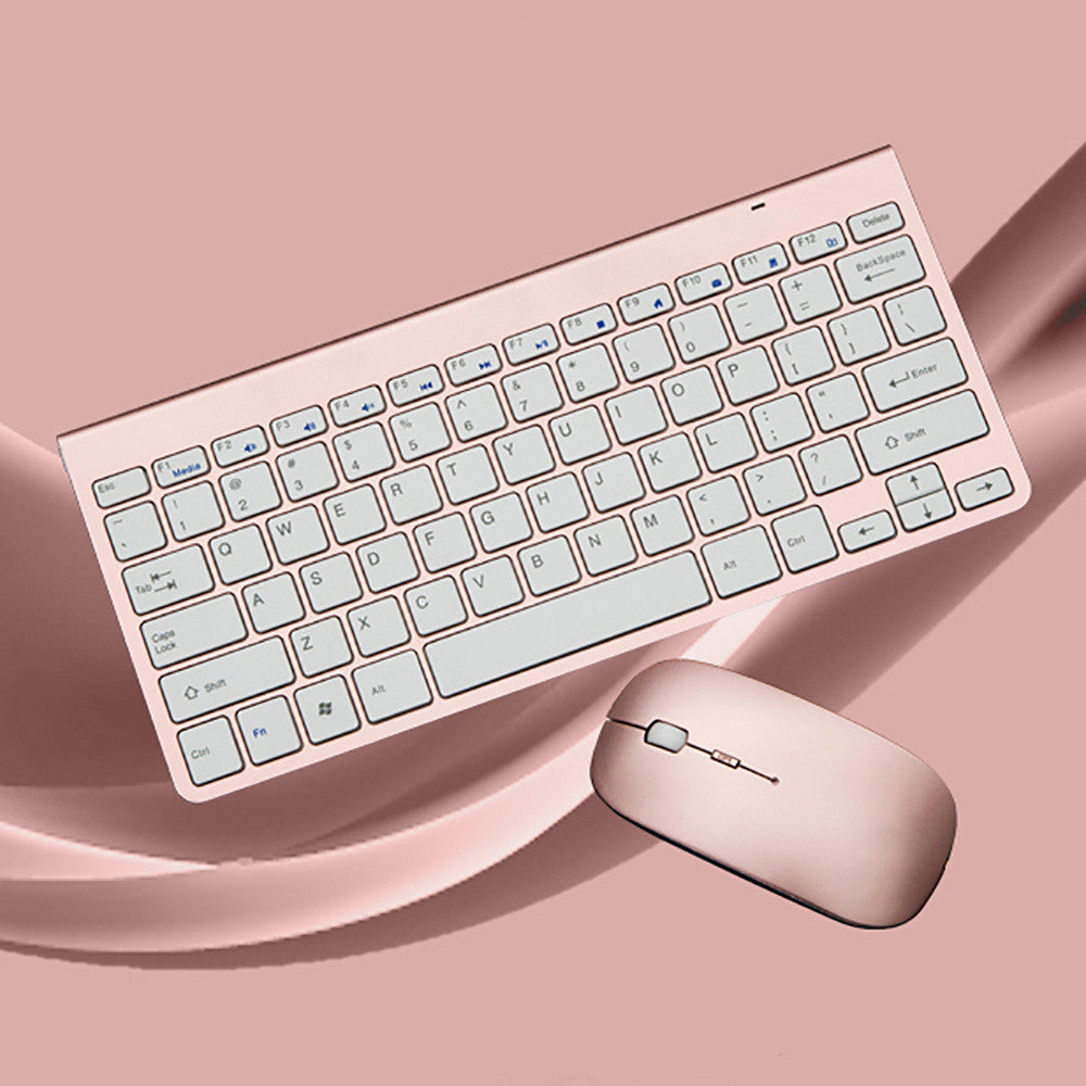 Direct 2.4G Wireless Silent Keyboard & Mouse Combo – Quiet, Reliable, and Ready for Work