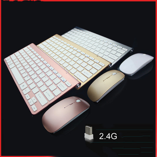 Direct 2.4G Wireless Silent Keyboard & Mouse Combo – Quiet, Reliable, and Ready for Work