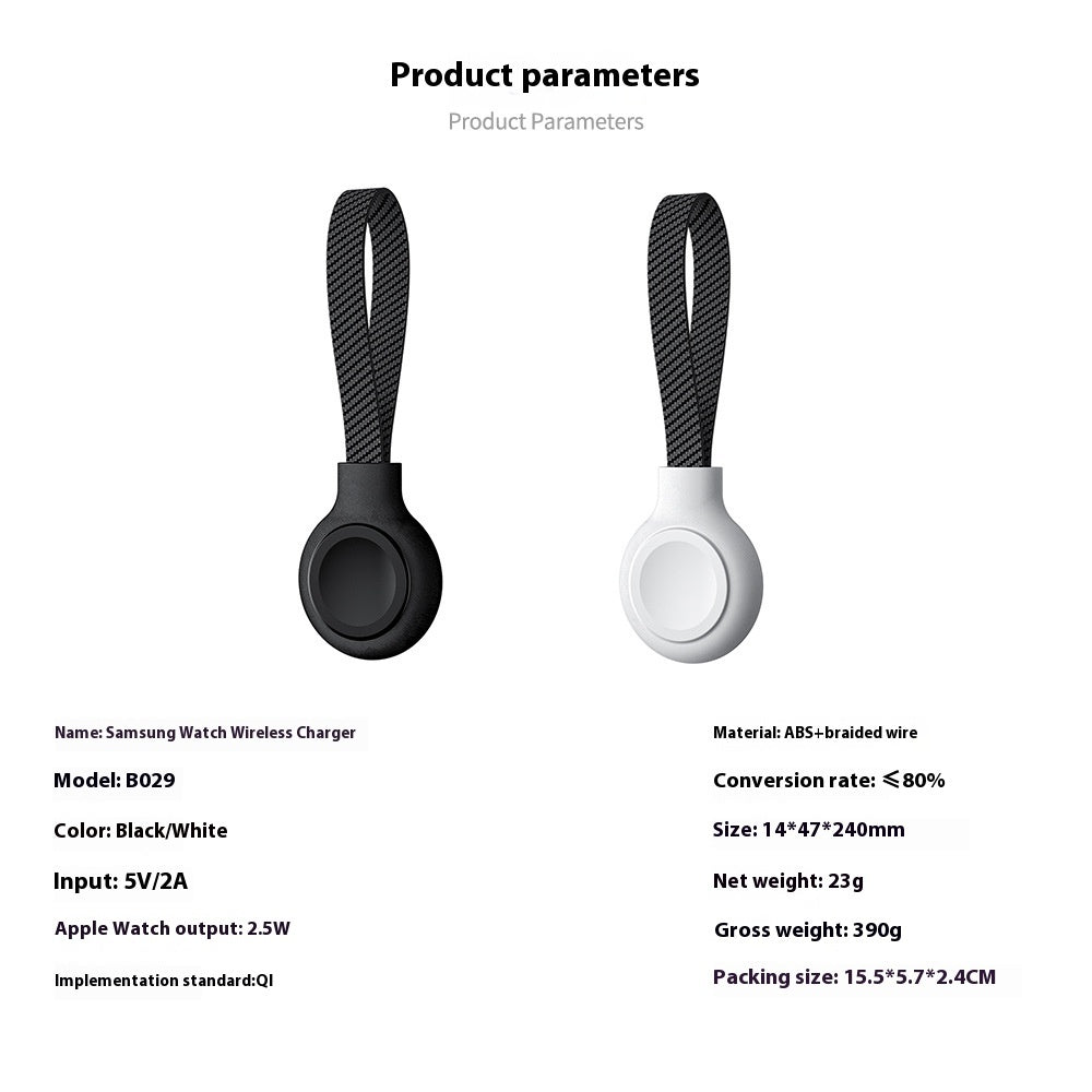 Magnetic Fast Charger – Wearable Wireless Charger for Phone & Watch