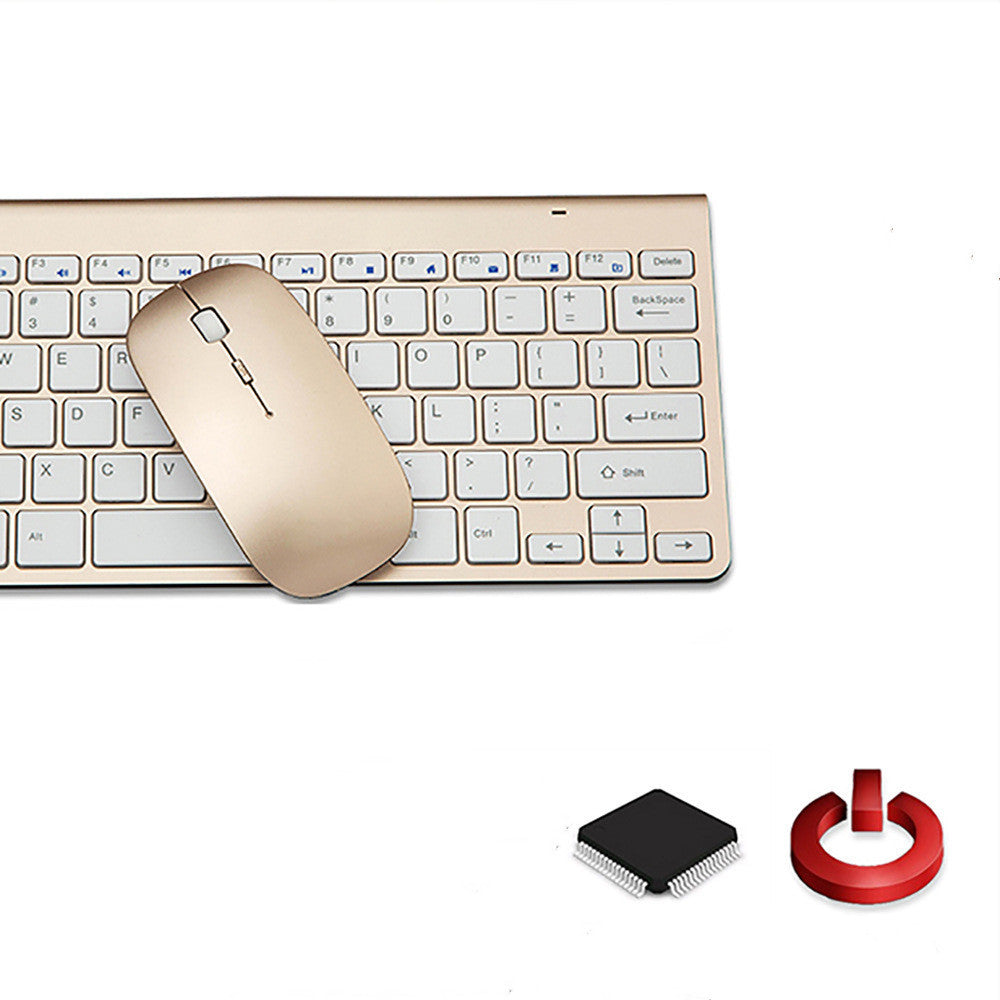 Direct 2.4G Wireless Silent Keyboard & Mouse Combo – Quiet, Reliable, and Ready for Work