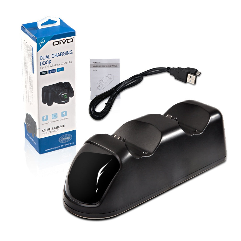 Wireless Handle Dual Charger – Ergonomic Charging Dock for Two Devices