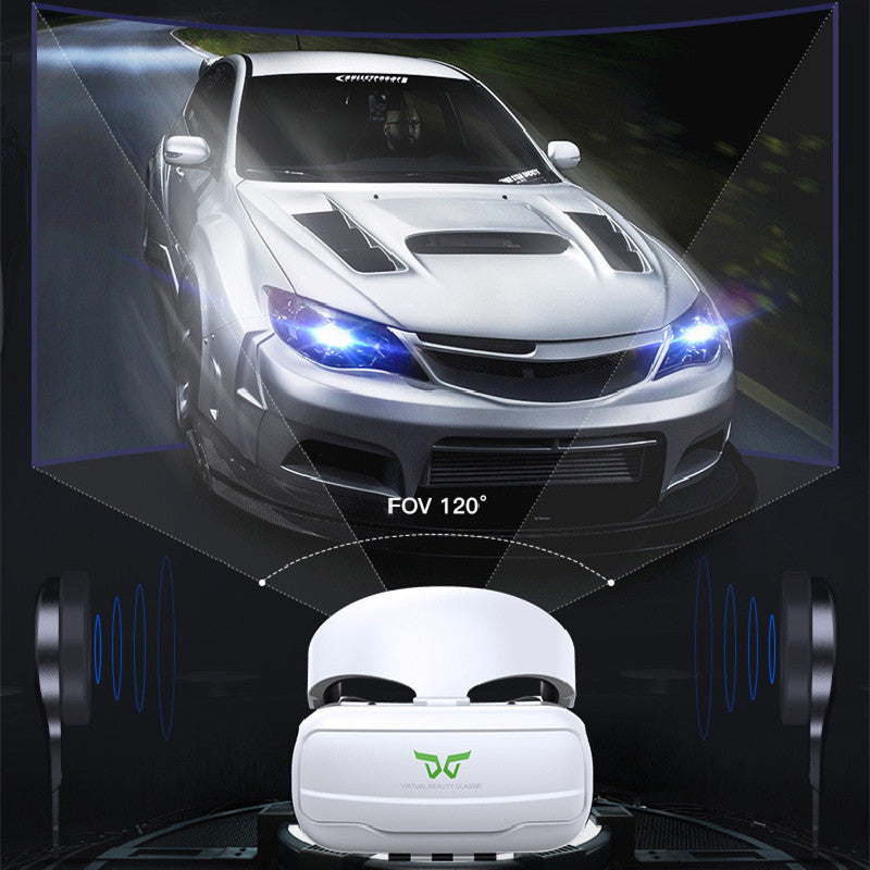 Adjustable HD VR Glasses with Built-In Headset