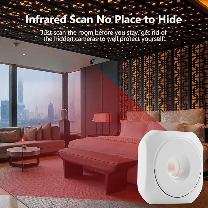 🕵️ Hidden Camera Detector – Portable Infrared & RF Signal Finder