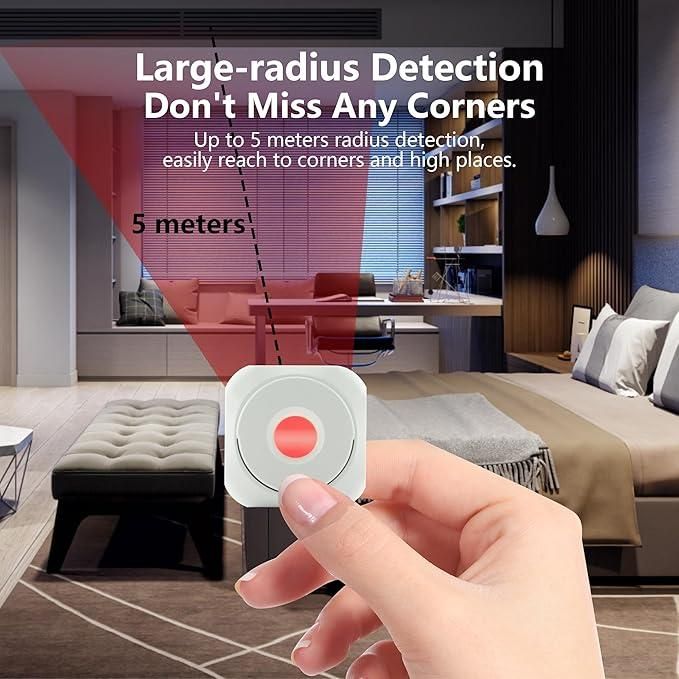 🕵️ Hidden Camera Detector – Portable Infrared & RF Signal Finder