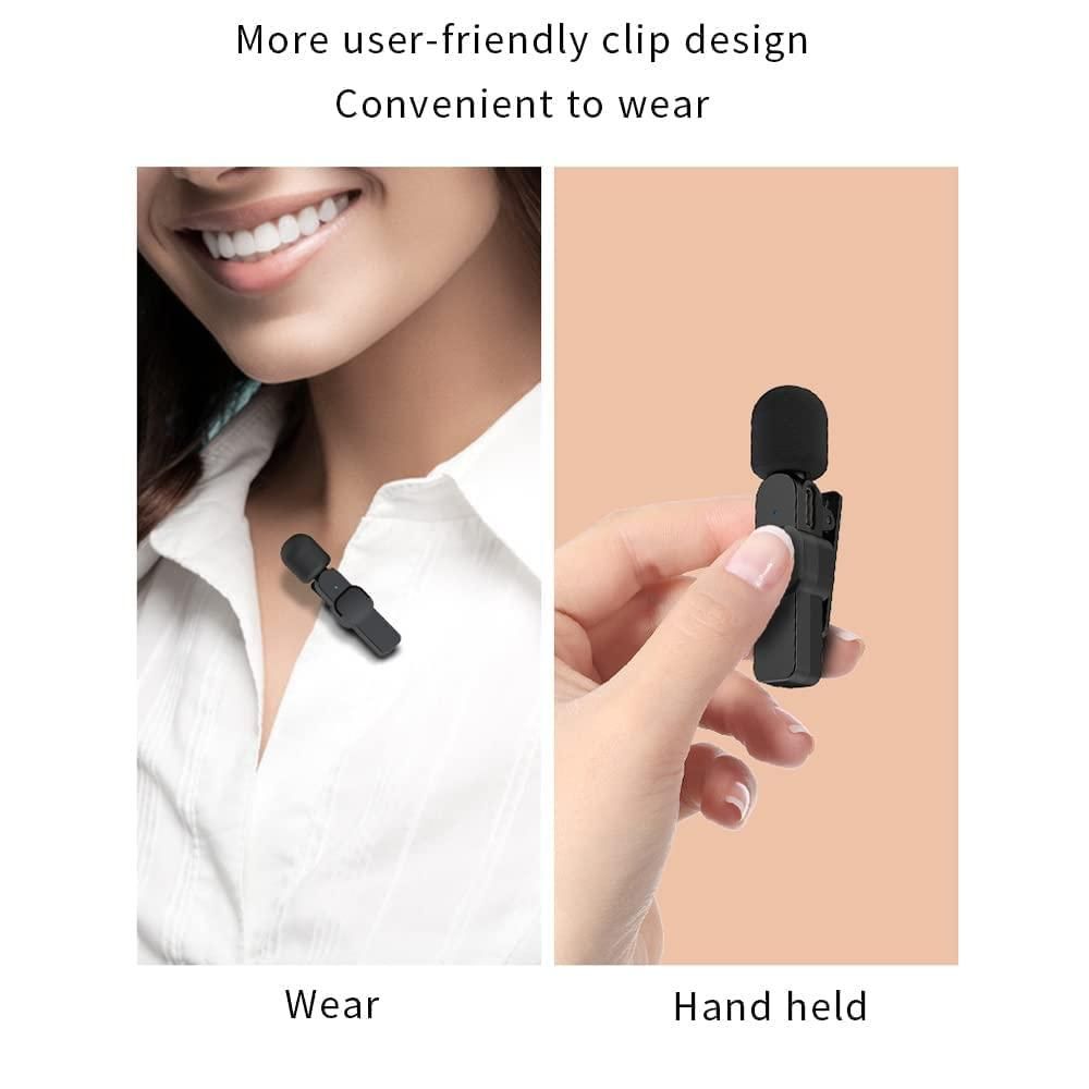 Wireles Microphone System – Ultra-Compact Clip-On Transmitters with USB-C Receiver