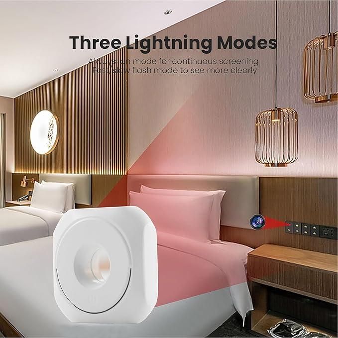 🕵️ Hidden Camera Detector – Portable Infrared & RF Signal Finder