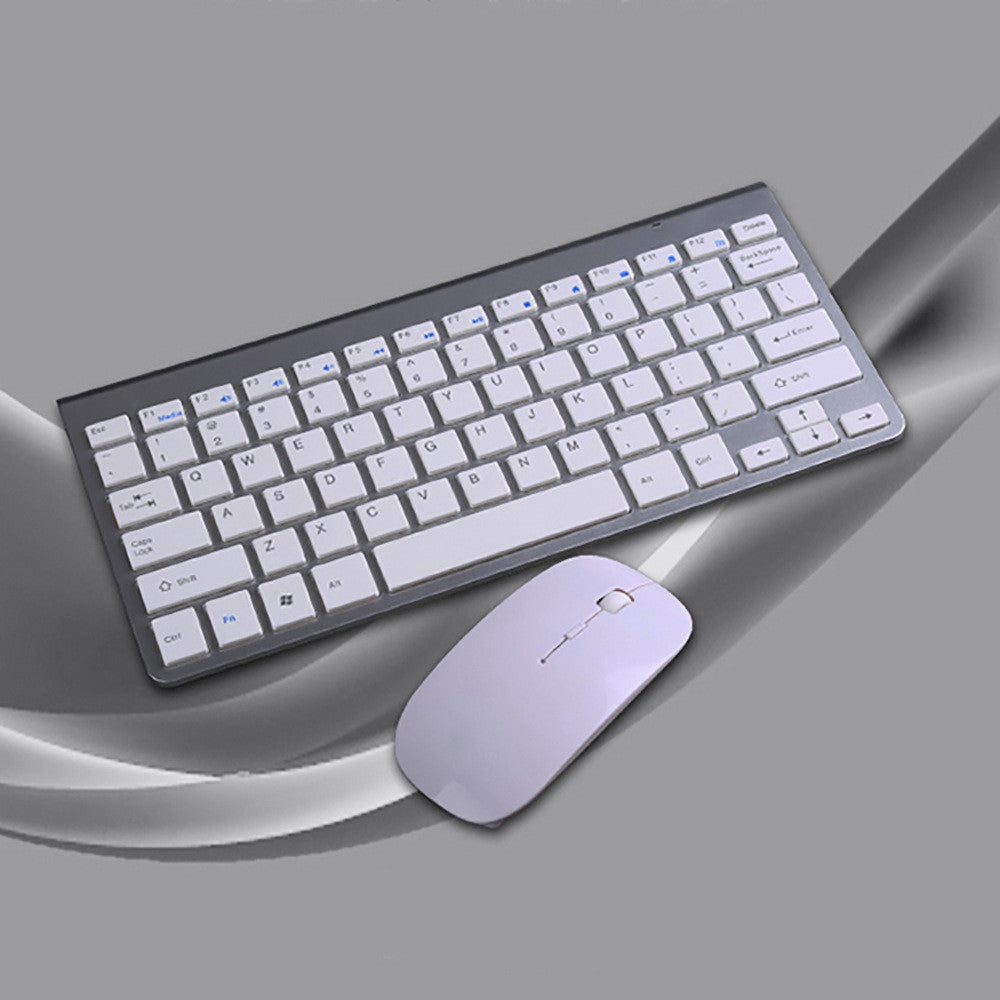 Direct 2.4G Wireless Silent Keyboard & Mouse Combo – Quiet, Reliable, and Ready for Work