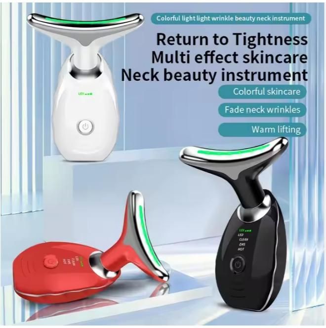 Neck & Face Firming Vibration Massager – Anti‑Wrinkle Skin Rejuvenation Tool