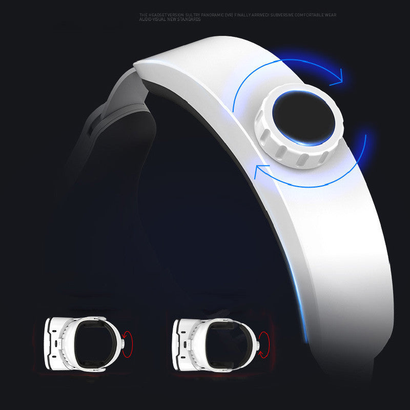 Adjustable HD VR Glasses with Built-In Headset