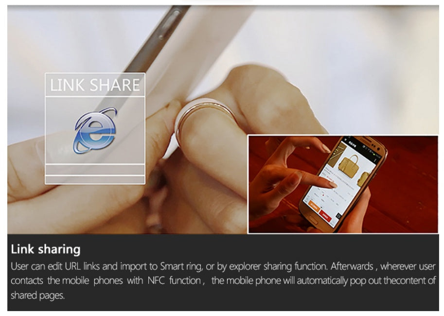 Smart Ring – NFC Wearable for Payments, App Control & Health Tracking
