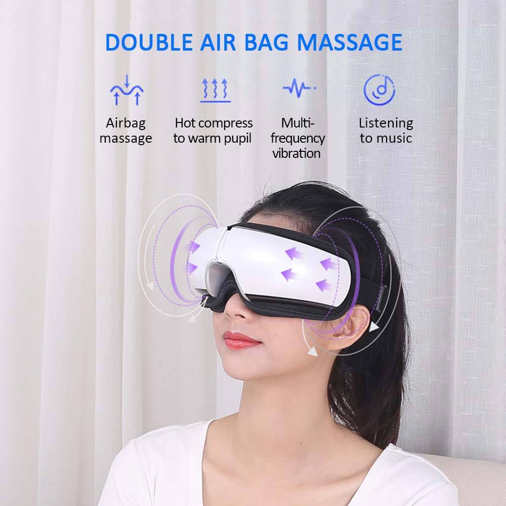 Smart Eye Massager – Heat, Air Compression & Vibration for Eye Relief & Relaxation