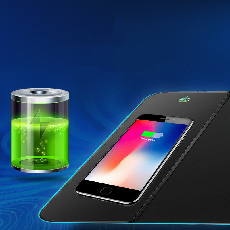 Wireless Charging RGB Luminous Mouse Pad –Illuminated Power & Control