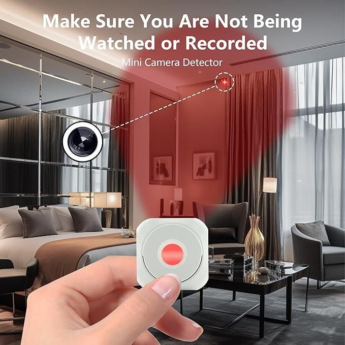 🕵️ Hidden Camera Detector – Portable Infrared & RF Signal Finder