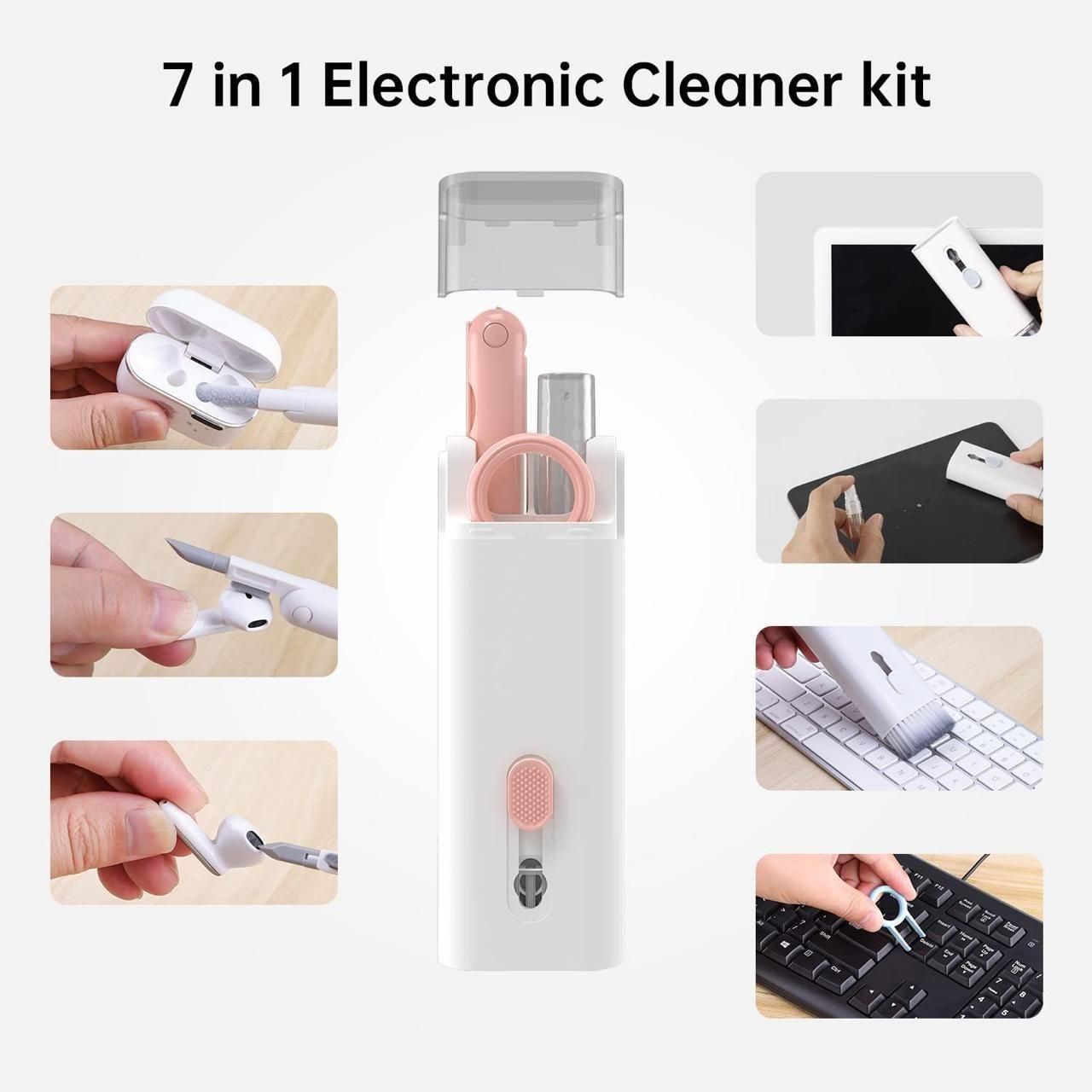 7-in-1 Multifunctional Electronic Cleaner Kit: The Ultimate Tool for a Spotless Digital Life