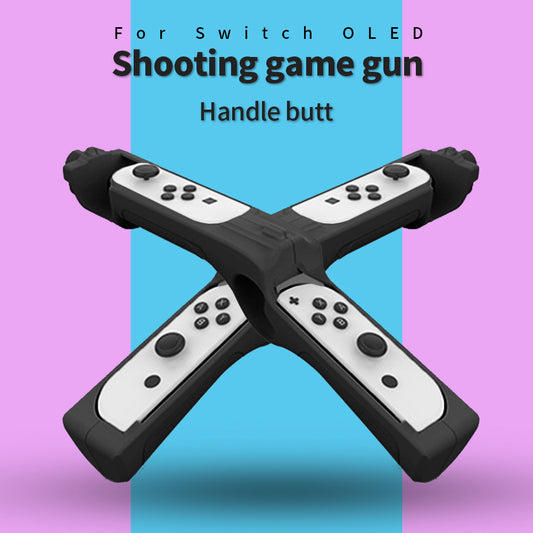 Dual‑Grip VR Gunstock – Left & Right Handle Controller Mount for Immersive Shooting Games