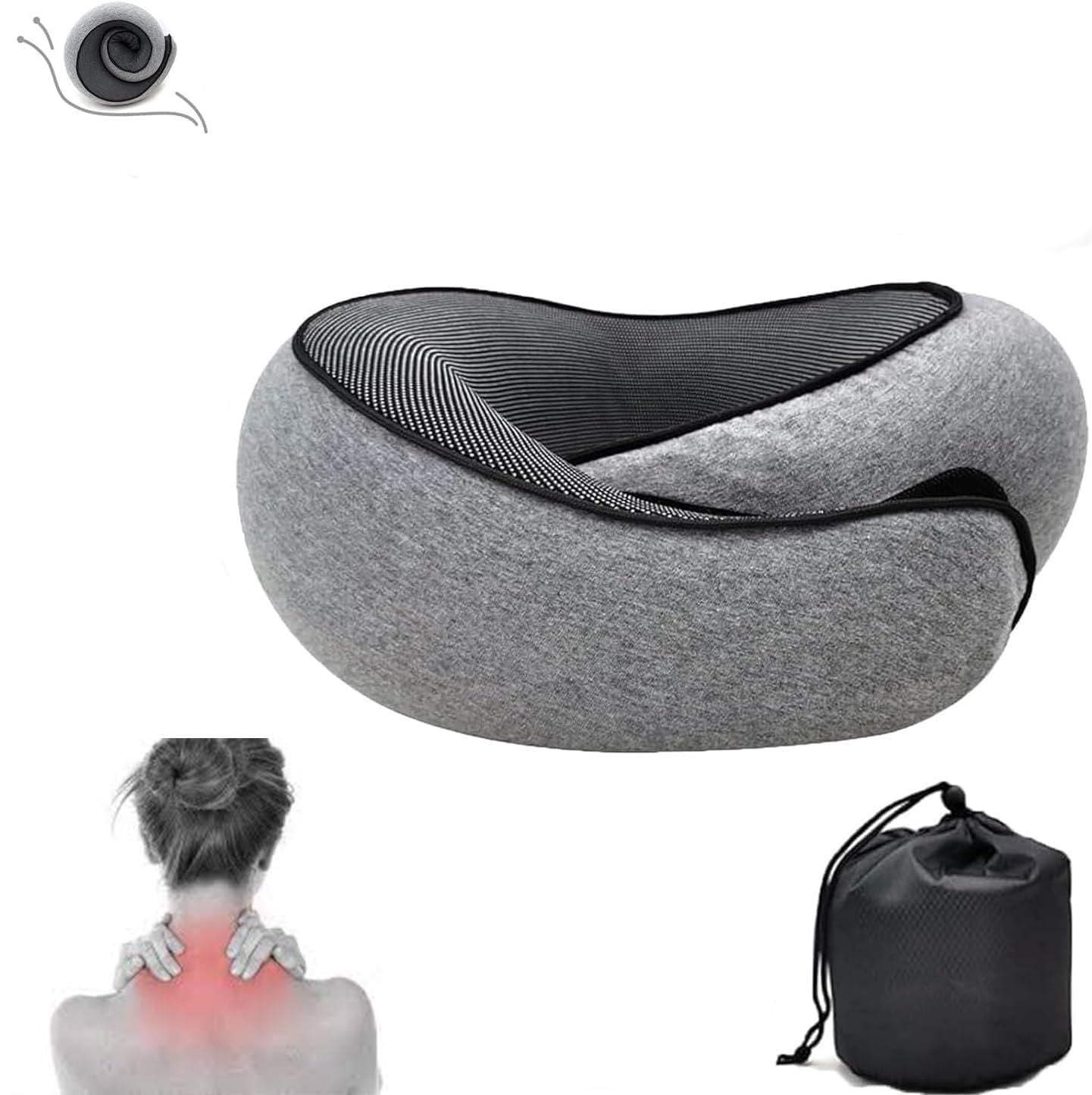 ✈️ Wander Plus® Travel Memory Foam Pillow – Ultimate Neck & Chin Support