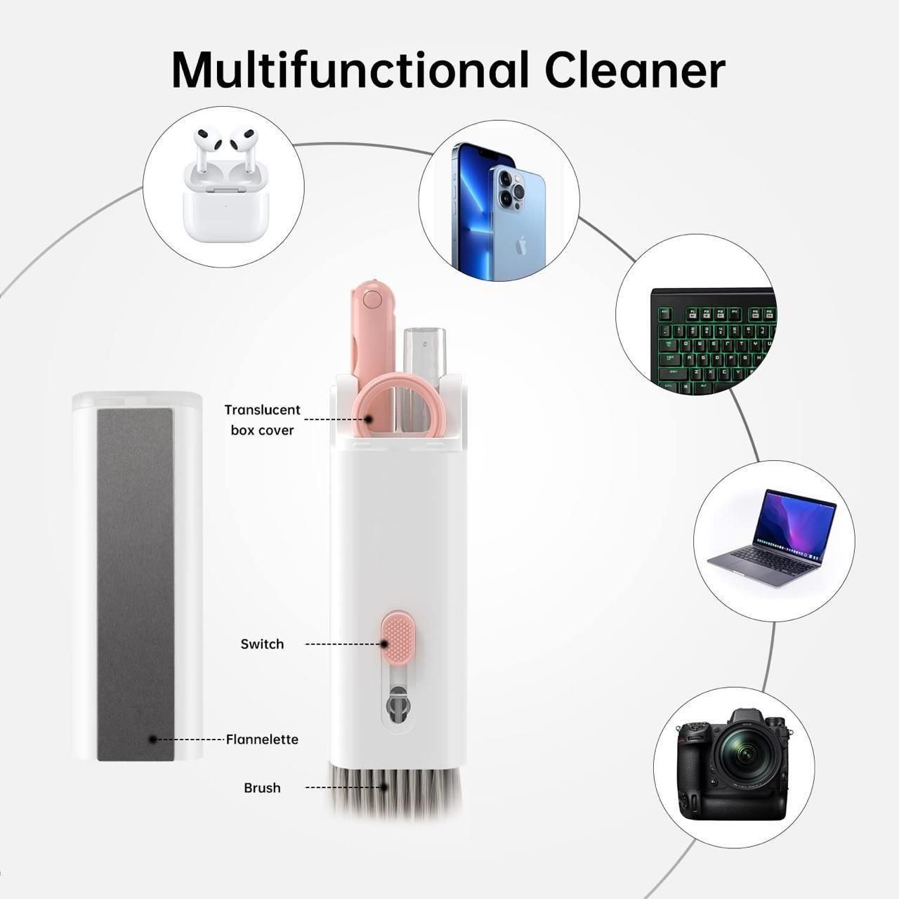 7-in-1 Multifunctional Electronic Cleaner Kit: The Ultimate Tool for a Spotless Digital Life