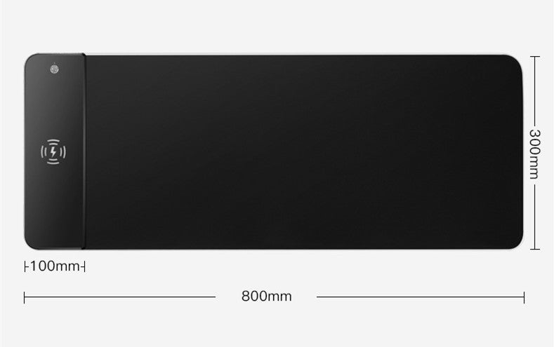 Wireless Charging RGB Luminous Mouse Pad –Illuminated Power & Control