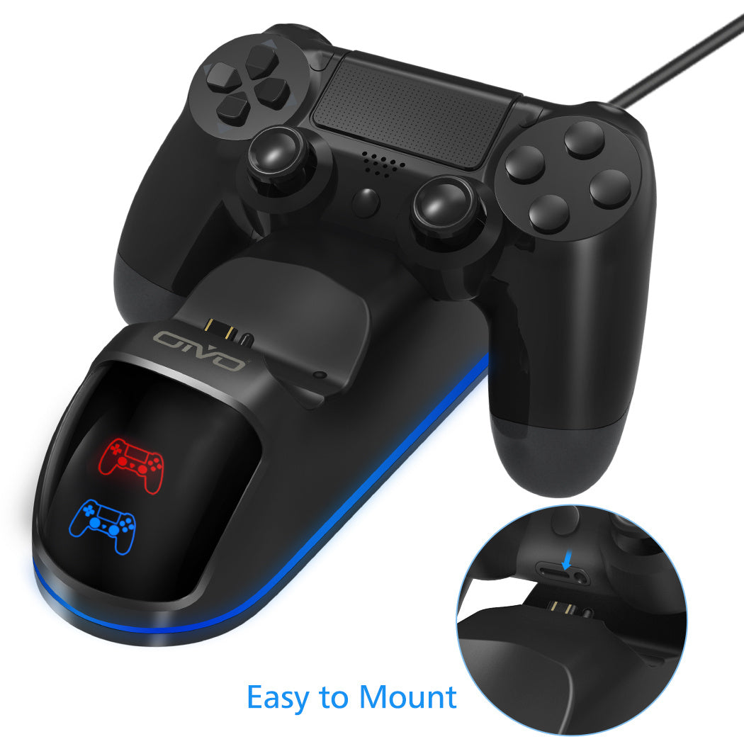 Wireless Handle Dual Charger – Ergonomic Charging Dock for Two Devices
