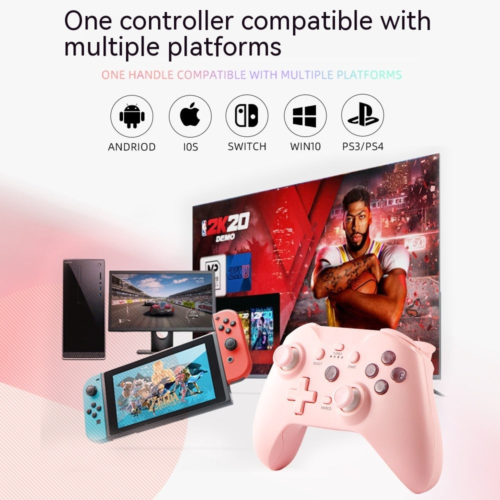 Multi-Platform Bluetooth Gamepad with Vibration