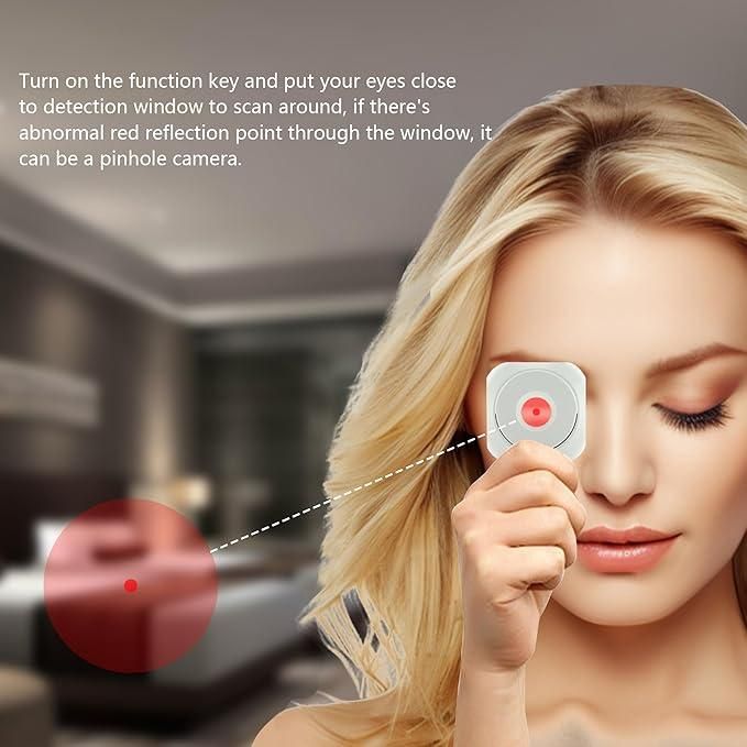 🕵️ Hidden Camera Detector – Portable Infrared & RF Signal Finder