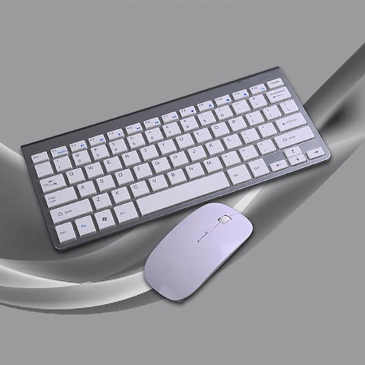 Direct 2.4G Wireless Silent Keyboard & Mouse Combo – Quiet, Reliable, and Ready for Work