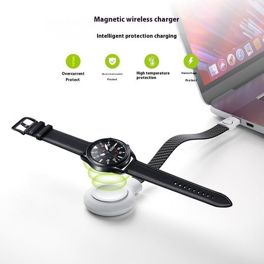 Magnetic Fast Charger – Wearable Wireless Charger for Phone & Watch